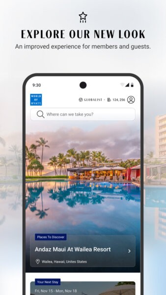 凯悦酒店预订app v6.12.2 安卓版 2