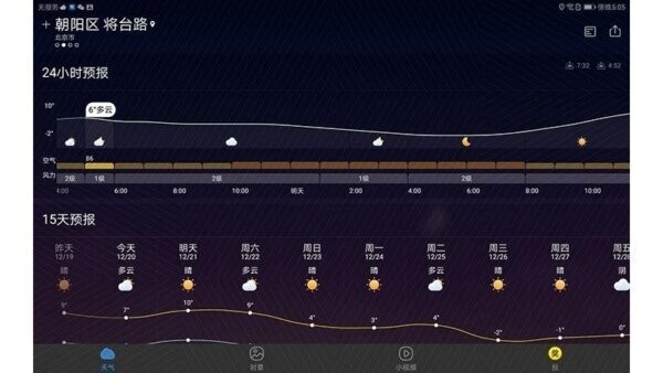 墨迹天气HD最新版本 v7.0826.02 安卓版 1