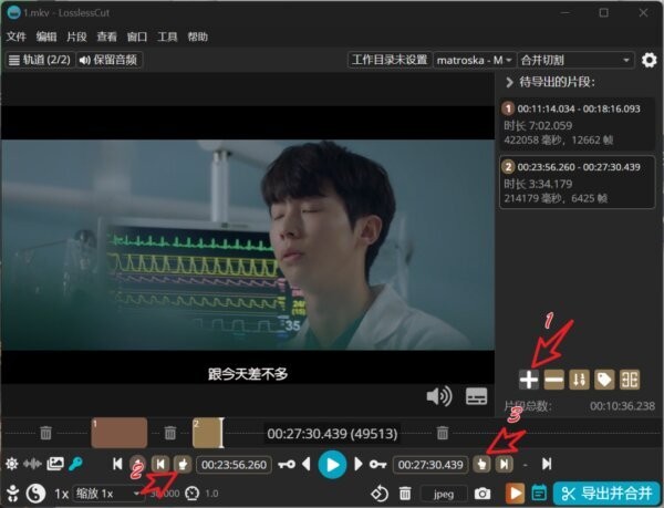 losslesscut无损剪辑工具 v3.68.0 中文绿色版 1