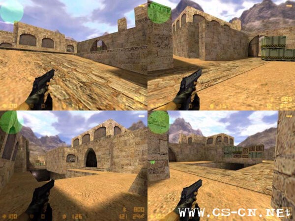 反恐精英CS1.5沙漠2地图(de_dust2) 官方版 0