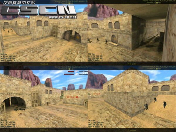 反恐精英CS1.5沙漠2地图(de_dust2) 官方版 2