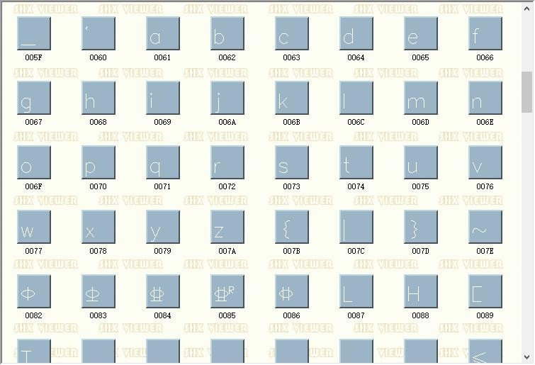 cad钢筋符号字体 最新版 1