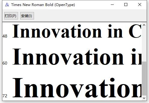 新罗马字体times new roman 官方版 0