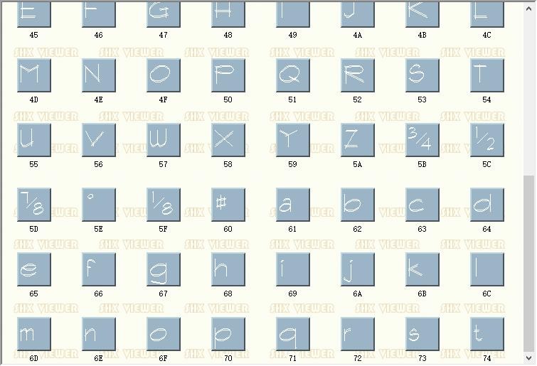 cad字体archstyl.shx 官方版 1