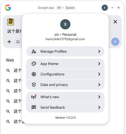 Google app for desktop电脑版 v1.0.2.0 最新版 0