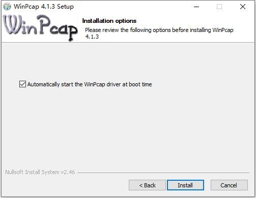 winpcap电脑版 v4.1.3 中文版 1