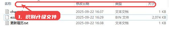 EZ Flash教程图:第二步,启动设备并执行升级操作。 启动设备并执行升级操作。