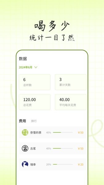记一杯软件 v1.0.2 安卓版 2