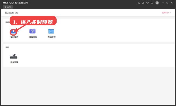 进入实时预览。