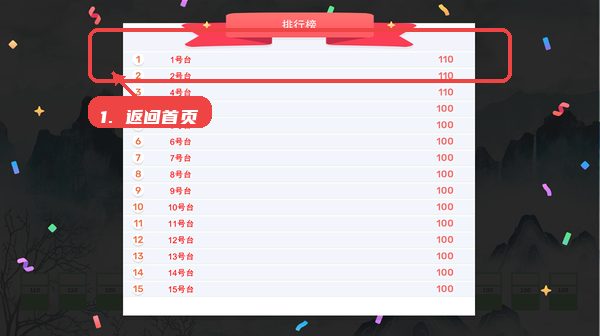 返回首页继续选择其他游戏。