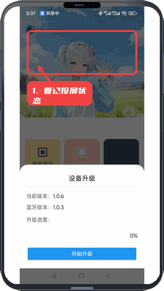 管理投屏状态。