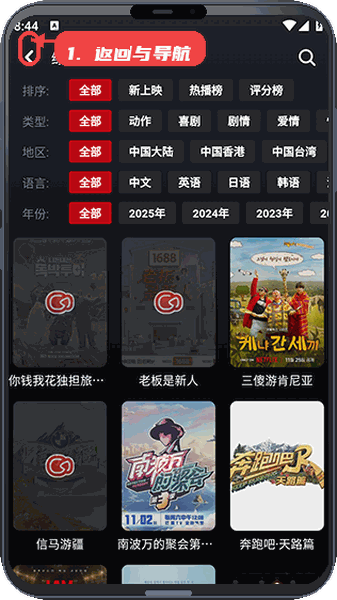 wooyun教程图:第四步,返回与导航。 返回与导航。