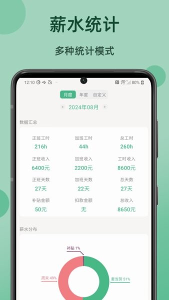 极简记工时免费版 v4.1.2 安卓版 2