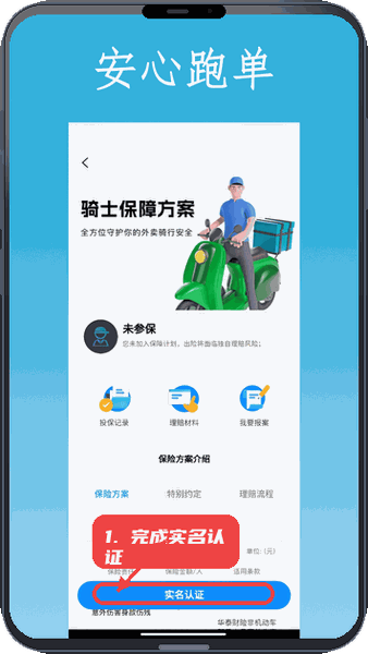 猿骑士教程图:第四步,完成实名认证。 完成实名认证。