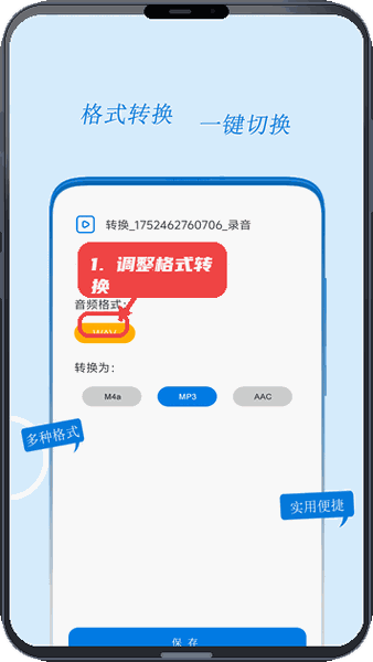 查看并调整格式转换设置。