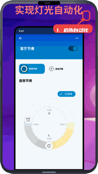 WiZ CN V2教程图:第四步,启用自动化功能。 启用自动化功能。