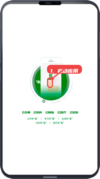 启动应用。