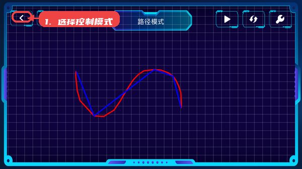 淘优比教程图:第一步,选择控制模式。 选择控制模式。